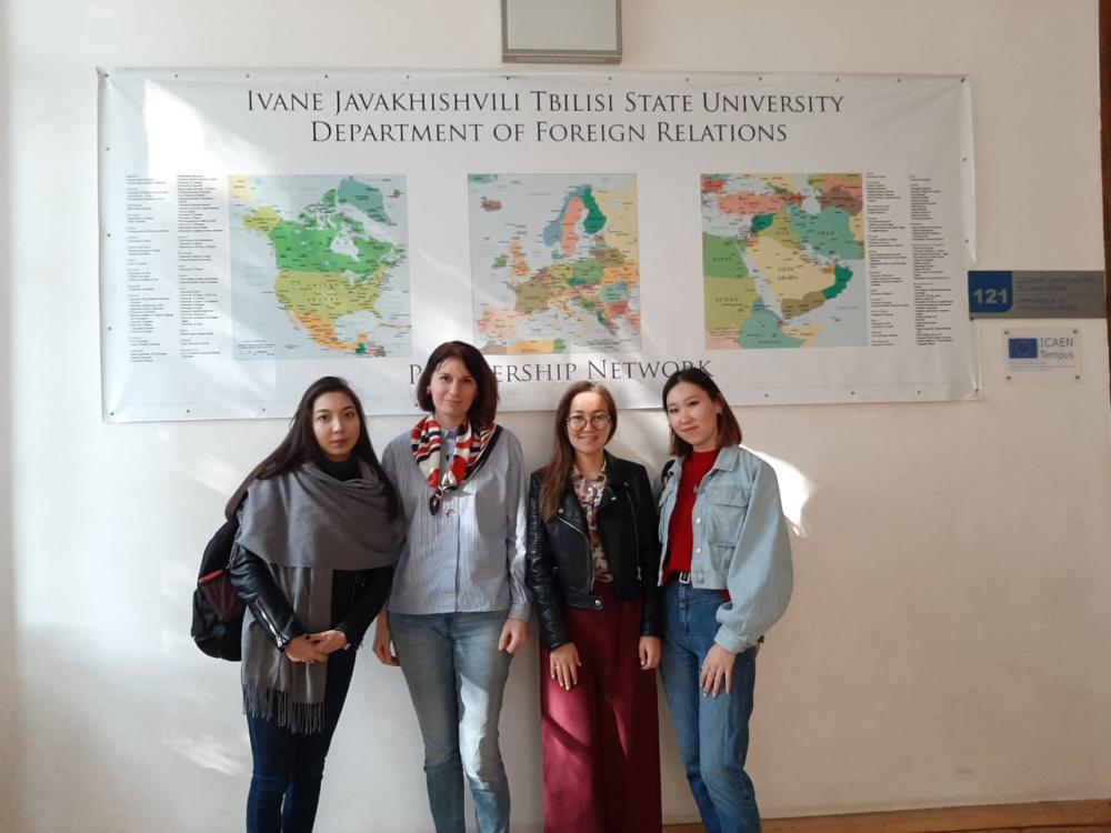 Научная стажировка магистрантов в Тбилисском государственном университете