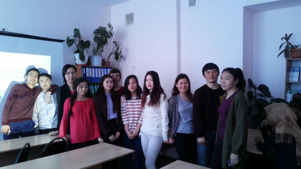 Докторант Султанбекова С.А. провела открытый урок в вечерней (сменной) школе №39 г. Астаны.